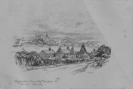 Rochester from Temple Farm Strood