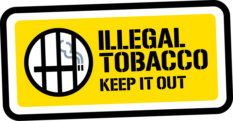 Illegal tobacco logo